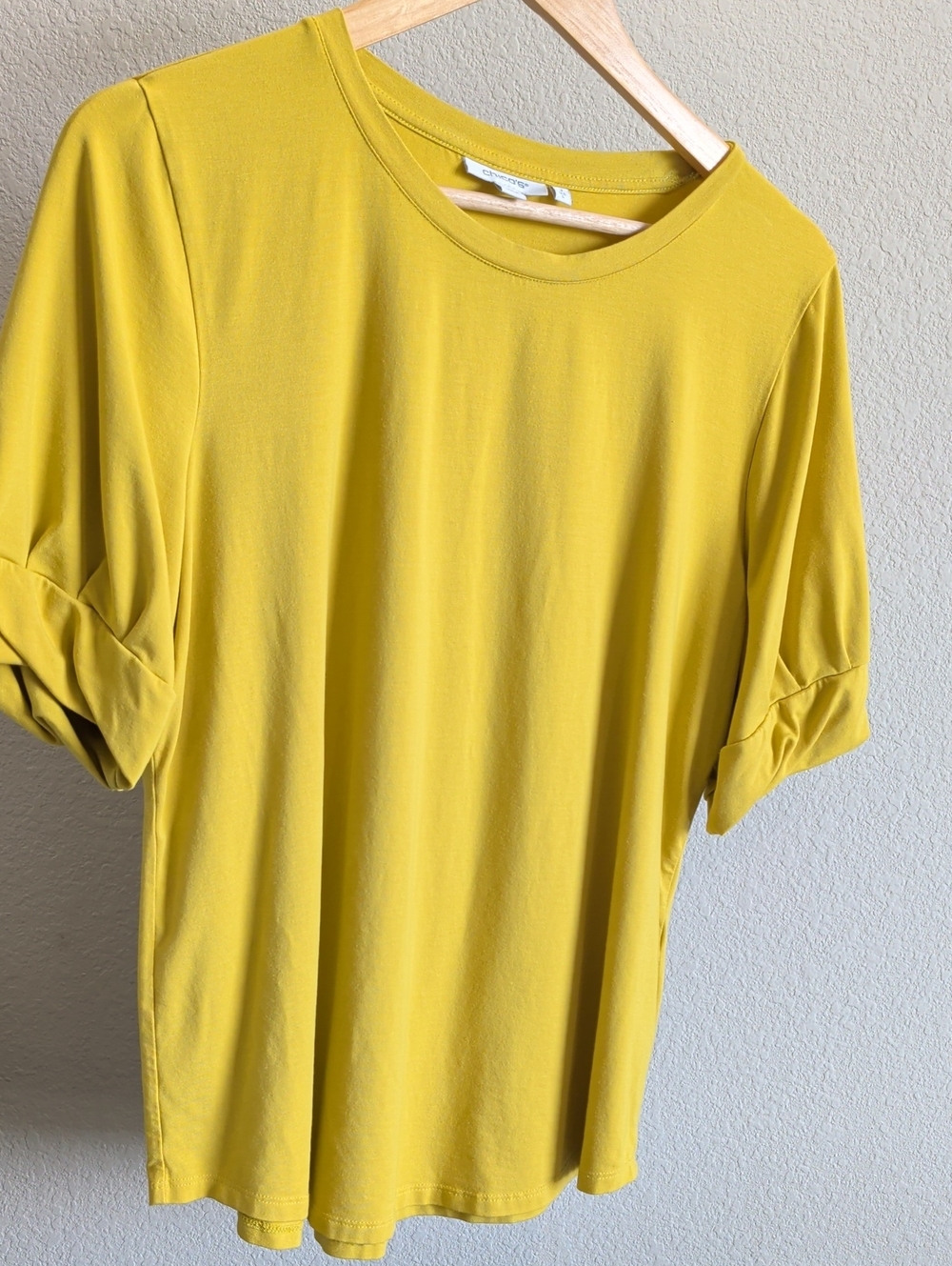 Chico's Everyday Crewneck Tee - Yellow - Women